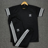 ست لباس ورزشی مشکی مدل Adidas