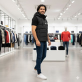 پافر مردانه ضد اب مدل NORTHFACE رنگ مشکی کیفیت بالا